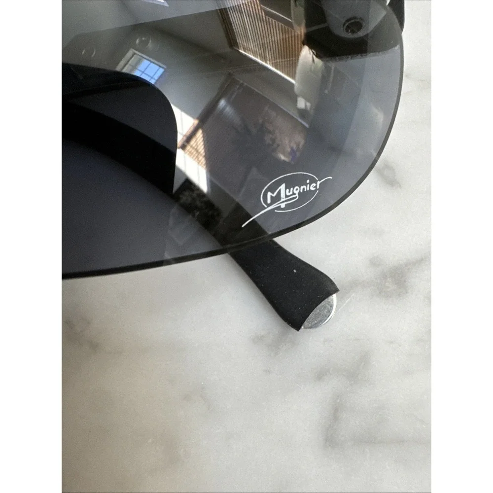 Mugnier Sports Athletic Shield Wrap‎ Sunglasses Black Carbon Fiber France
